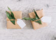 gift-wrapped packages of gift soap,